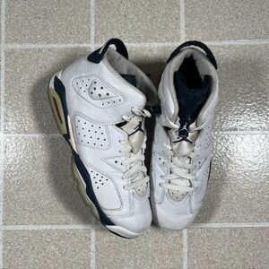 Nike Air Jordan 6 Retro‎ GS 'Midnight Navy 384665-141 Youth Size 7y